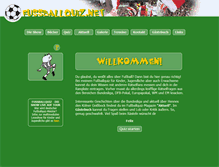 Tablet Screenshot of fussballquiz.net